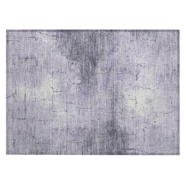 Addison Rugs Chantille Machine Washable Indoor/Outdoor Abstract ACN2215 Lavender 1 ft. 8 in. x 2 ft. 6 in. Accent Rug
