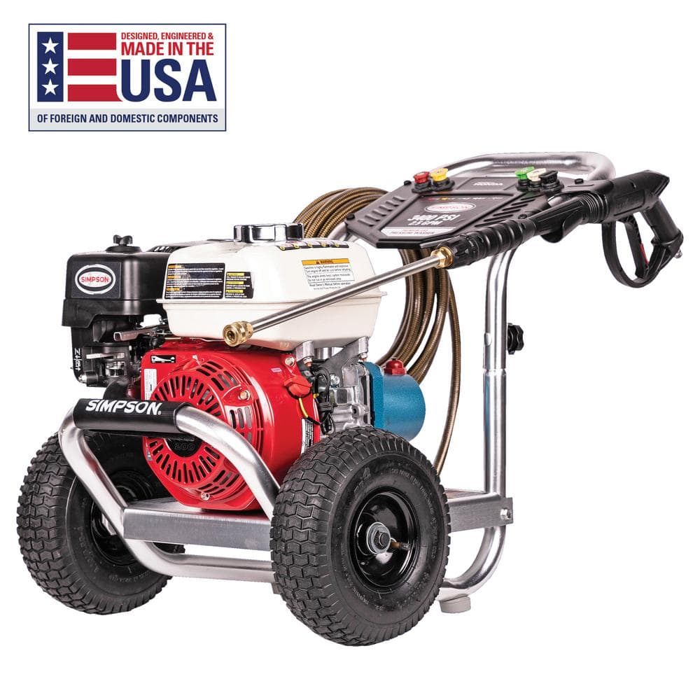 UPC 879399001642 product image for 3400 PSI 2.5 GPM Cold Water Gas Pressure Washer with HONDA GX200 Engine | upcitemdb.com