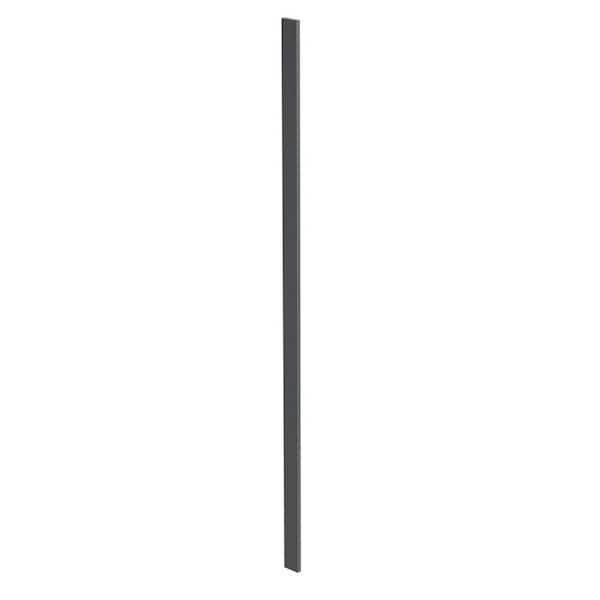 Home Decorators Collection Newport Deep Onyx Plywood Shaker Assembled Filler Strip 3 in. W x 0.75 in. D x 84 in. H