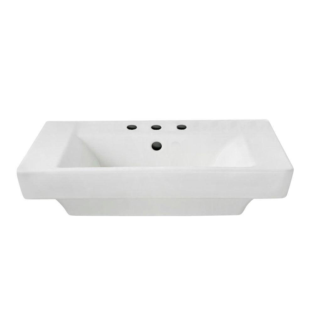 American Standard Boulevard 5 In Pedestal Sink Basin In White 0641008020 The Home Depot American Standard Boulevard 5 In Pedestal Sink Basin In White 0641008020 The Home Depot