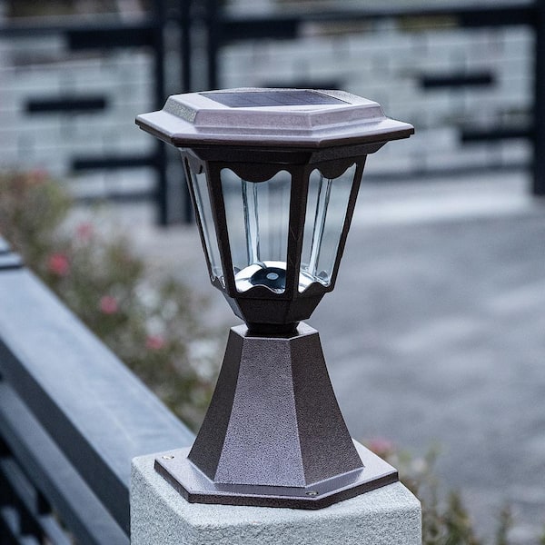 Freeport Coastal Elements LED 21 inch Oil Rubbed Bronze Outdoor Post Mount  Lantern, Low Voltage