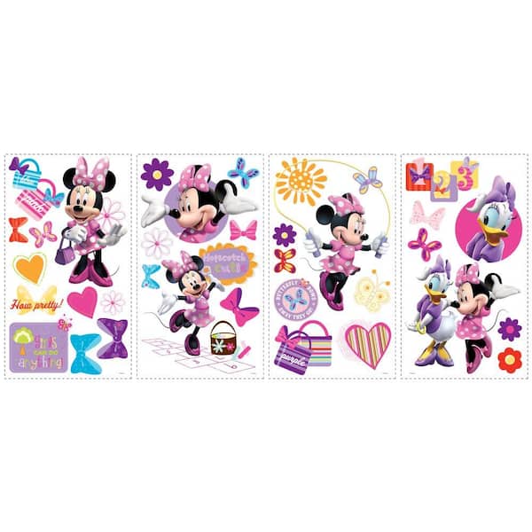 RoomMates Disney Mickey Mouse Red and Yellow Line Art Peel and