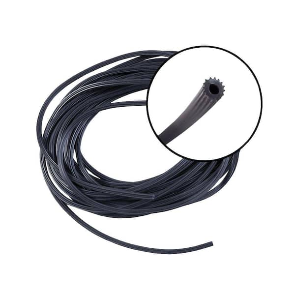 0.140 in. x 25 ft. Black Screen Spline