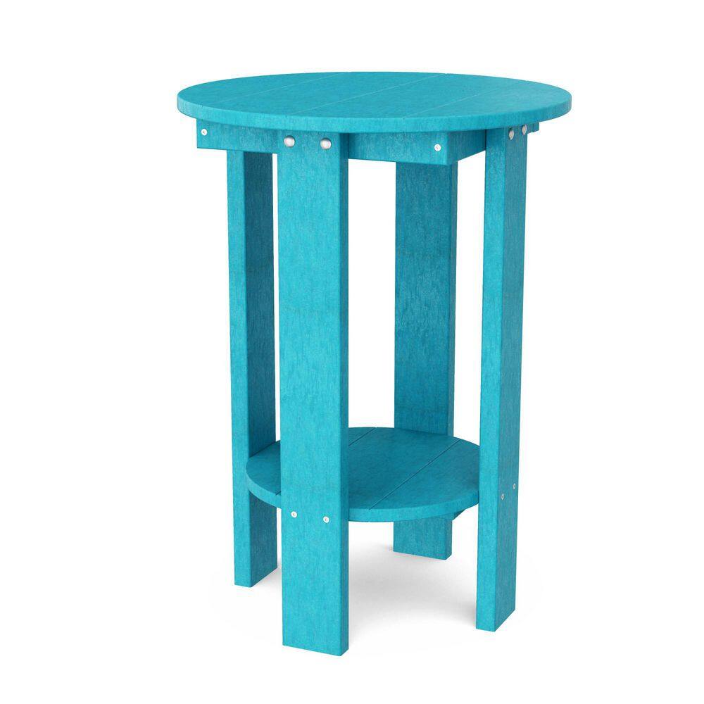 Heritage Aruba Blue HDPE Plastic Outdoor Side Table price history on PriceWatchPro
