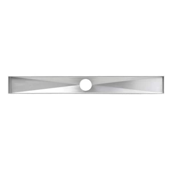 Potomac Stainless Steel Zipper Style Linear Shower Drain - Funitic