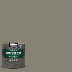 1 qt. #SC-144 Gray Seas Solid Color Waterproofing Exterior Wood Stain and Sealer