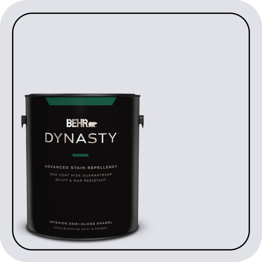 1 gal. #640E-2 Lilac Champagne Semi-Gloss Enamel Interior Stain-Blocking Paint & Primer price history on PriceWatchPro