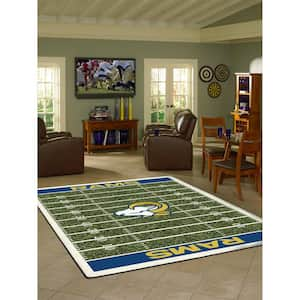 FANMATS NFL - Los Angeles Rams Yellow Dynasty 3 ft. x 5 ft. Plush Area Rug  33383 - The Home Depot