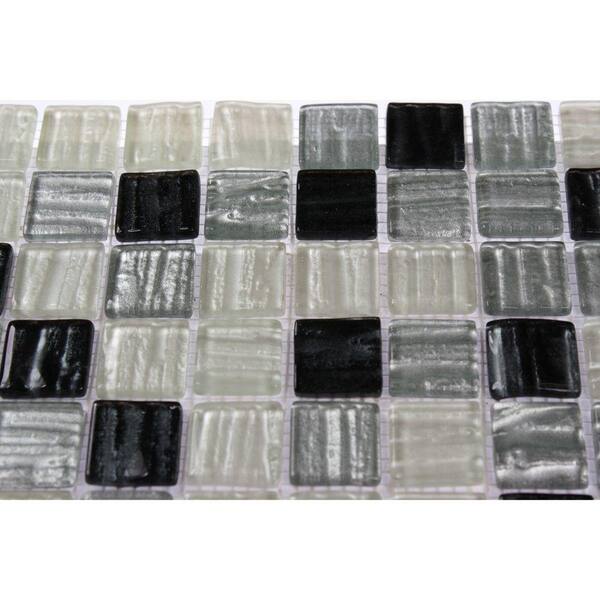 Ivy Hill Tile Gemini Zodiac Polished Glass Mosaic Floor and Wall Tile - 3 in. x 6 in. Tile Sample
