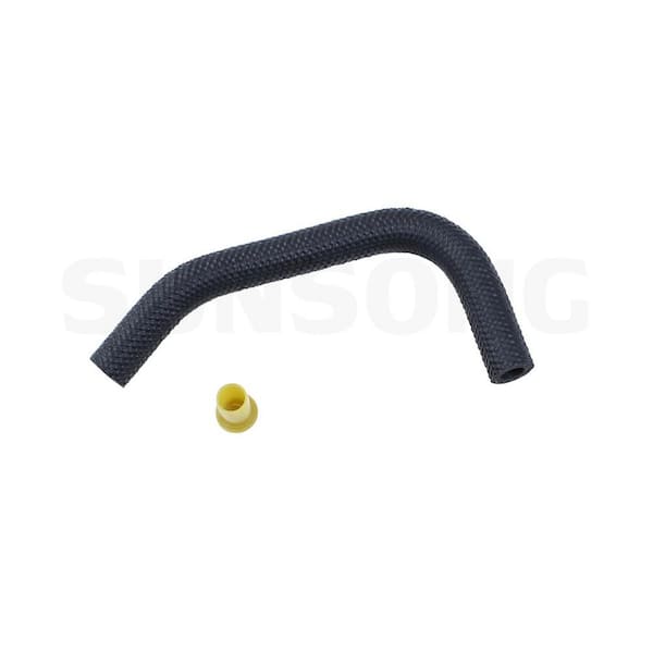 Sunsong Power Steering Return Line Hose Assembly - Pipe To Pipe