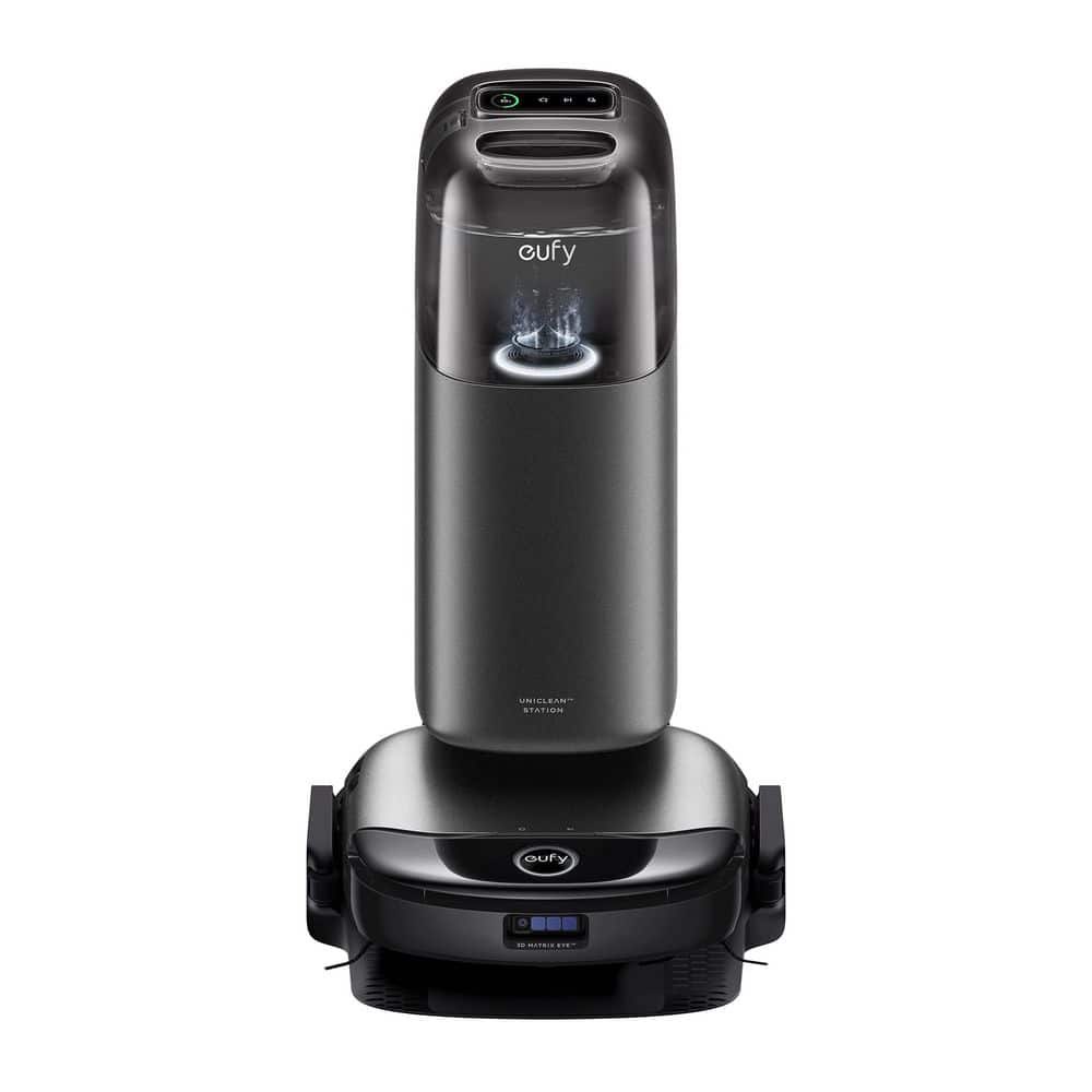 eufy Omni S1 Pro 13.7 in. Robotic Vacuum and Mop with Smart Navigation, Bagless, Washable Filter, Multi-Surface in Black