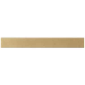 Ryx Glee Gold 3 in. x 32 in. Matte Porcelain Wall Bullnose Tile Trim