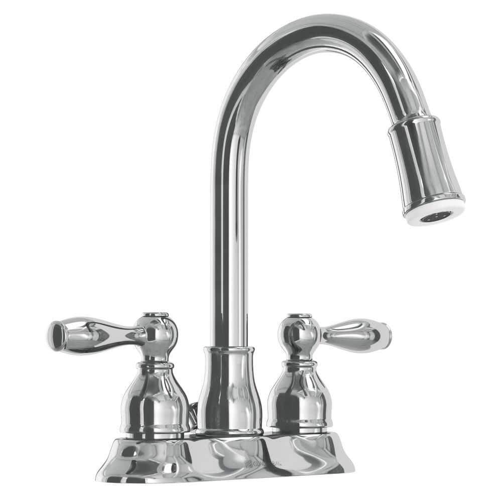 Glacier Bay Mandouri 4 in. Centerset 2 Handle LED Bathroom Faucet