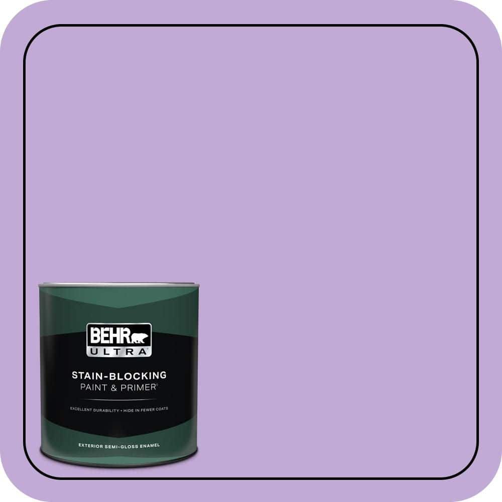 1 qt. #MQ4-59 Purple Gladiola Semi-Gloss Enamel Exterior Paint & Primer price history on PriceWatchPro