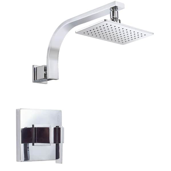 Danze Sirius Single-Handle Pressure Balance Shower Faucet Trim Kit in Chrome (Valve Not Included)