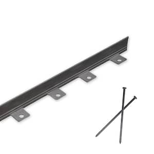 40 ft. L x 1.24 in W x 1.74 in. H Aluminum Black No-Dig Landscape and Paver Edging