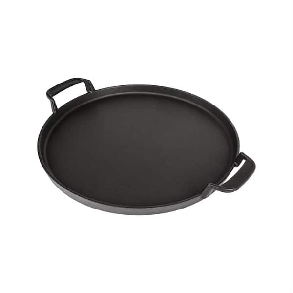 Full Size Cast Iron Black Grill Griddle for Gas Charcoal