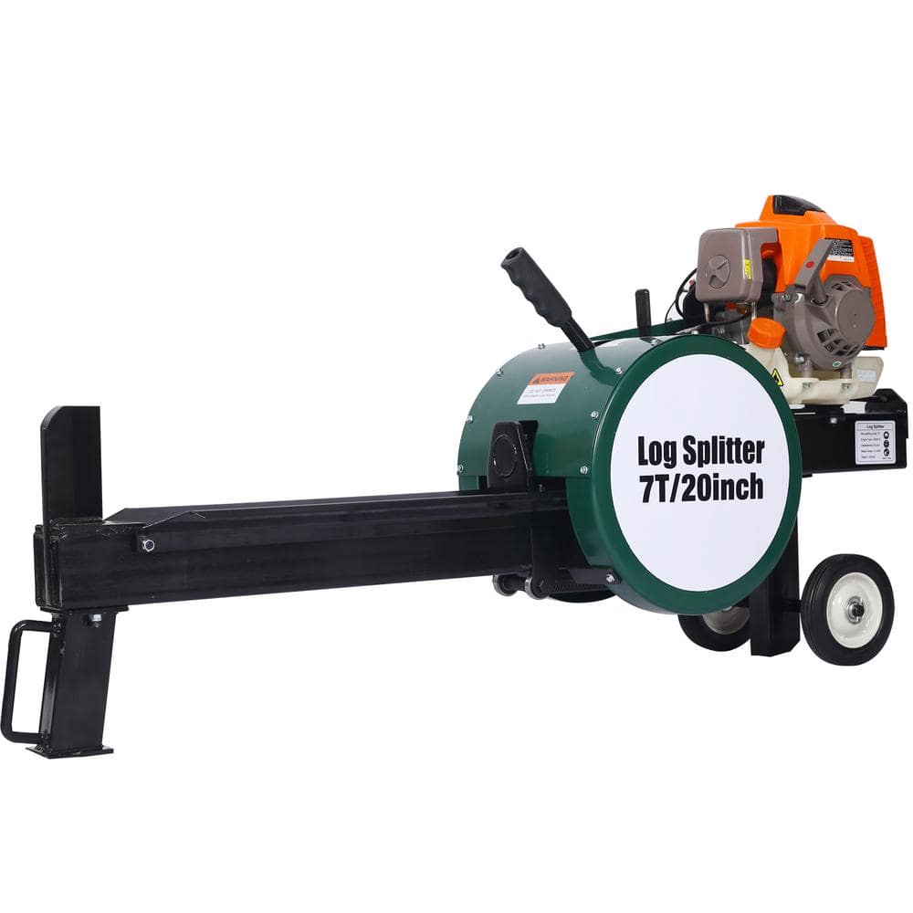 DK2 40-Ton 7 HP 208cc Certified Commercial Horizontal Kinetic Log Splitter  with Kohler Engine & 1-Sec Cycle Time OPS240 - The Home Depot