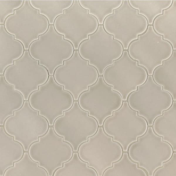 MSI Portico Pearl Arabesque 11 in. x 15 in. x 8 mm Glossy Ceramic