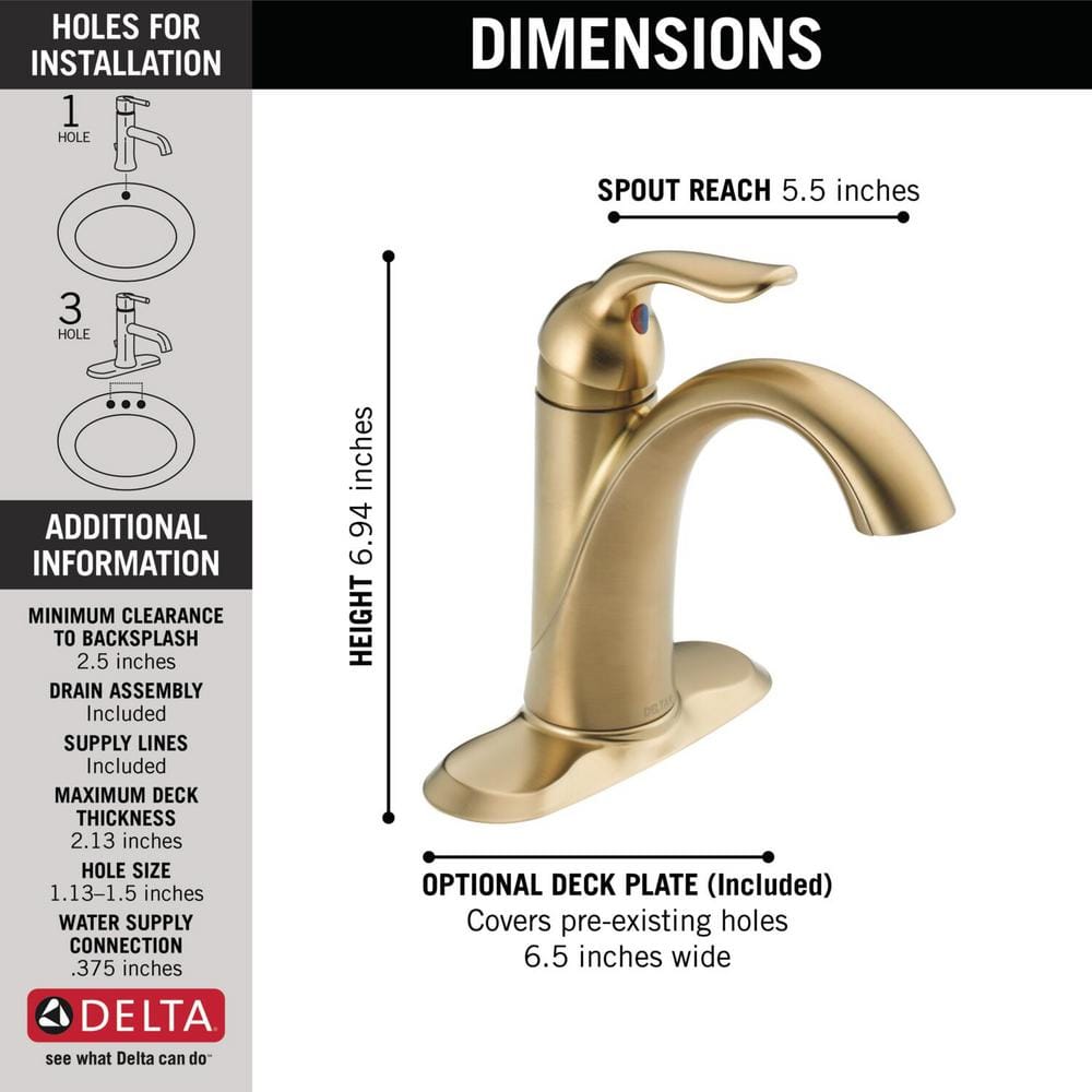 Modern Elegance 7" Bronze Stainless Steel Single Hole Faucet