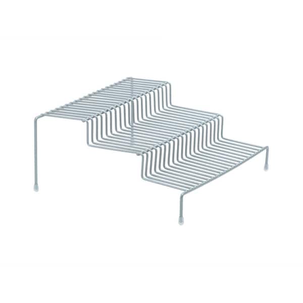 Kitchen Details 3-Tier Spice Rack Shelf Organizer in Grey