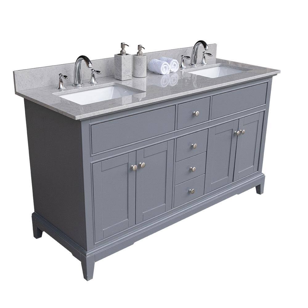 Carrara White 22" Engineered Stone Bathroom Side Splash
