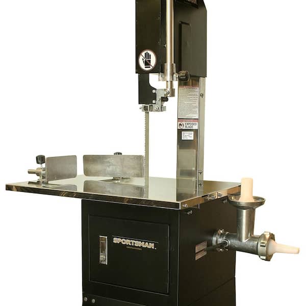 Electric Meat Cutting Band Saw and Grinder