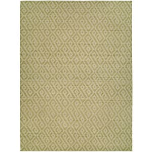 Thyme/Linen 4 ft. x 6 ft. Reversible Area Rug