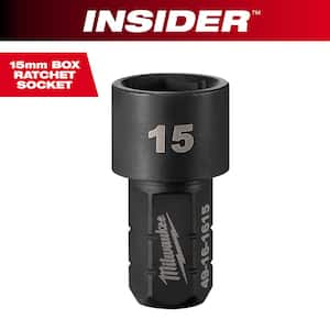 INSIDER Box Ratchet Impact Socket 6 Point 15 mm