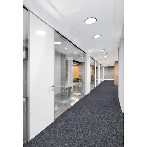Crescent Creek - Online News - Blue Commercial 24 x 24 in. Glue-Down Carpet Tile Square (96 sq. ft.)
