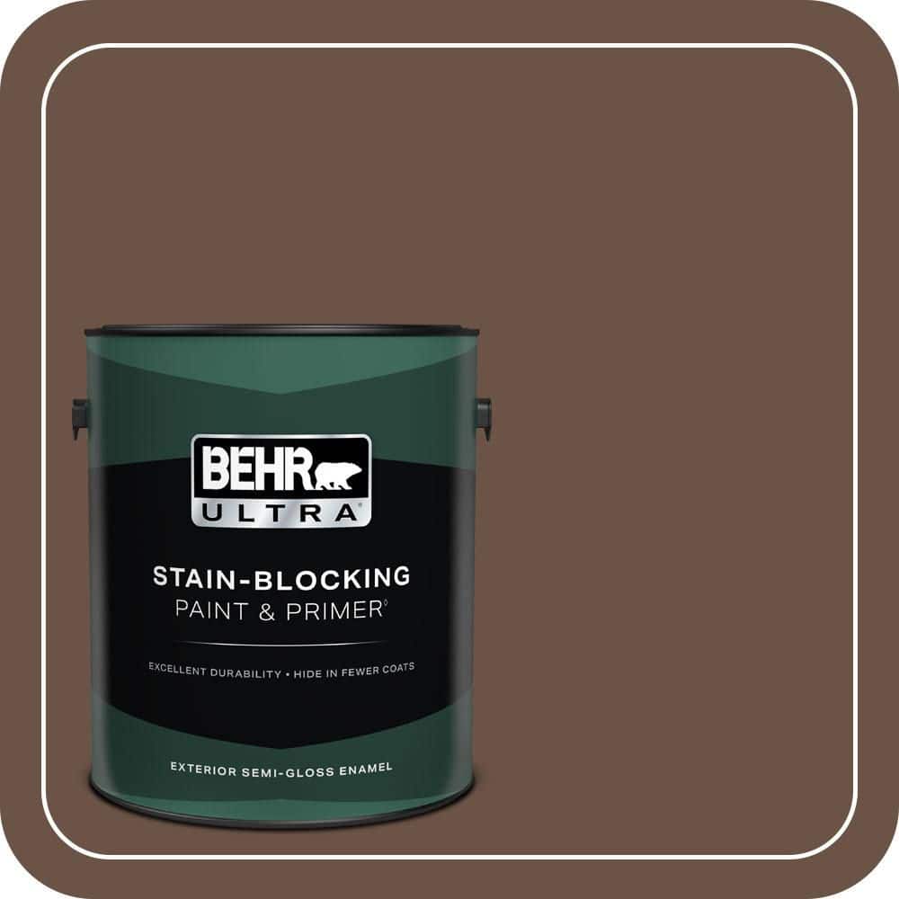 1 gal. #N190-7 Moose Trail Semi-Gloss Enamel Exterior Paint & Primer price history on PriceWatchPro