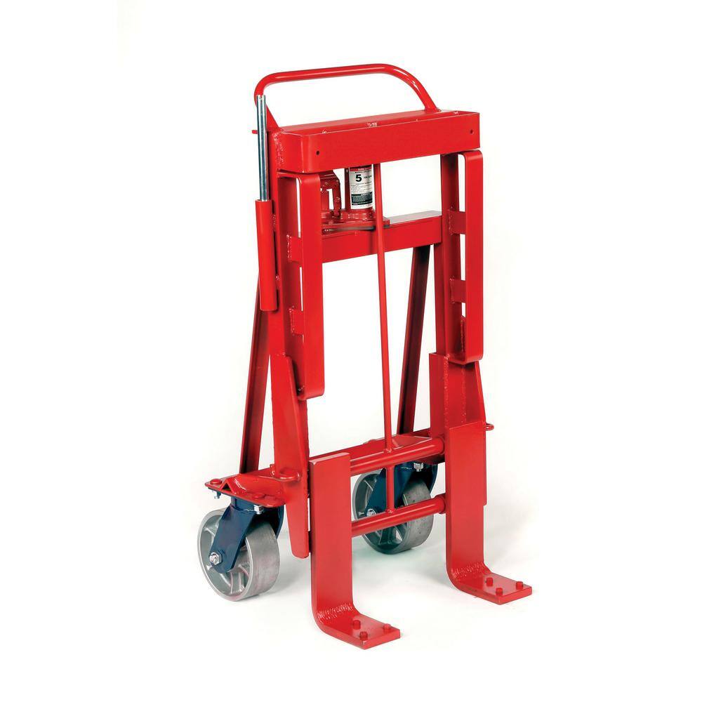 Vestil 18 in. x 24 in. x 45-1/2 in. 12000 lbs. Capacity Red Steel  Machinery/Vending Machine Lifts MFM-12-RAL - The Home Depot