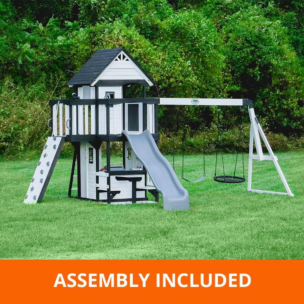 Backyard Discovery Professionally Assembled Canyon Creek White