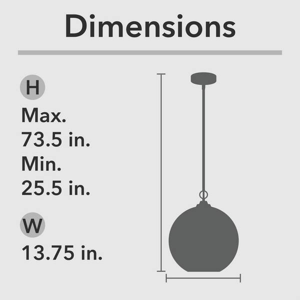 Hunter - High Oaks 60-Watt 3 Light Brushed Nickel Island Pendant Light with Clear Seeded Glass Shade, Bulbs Not Included