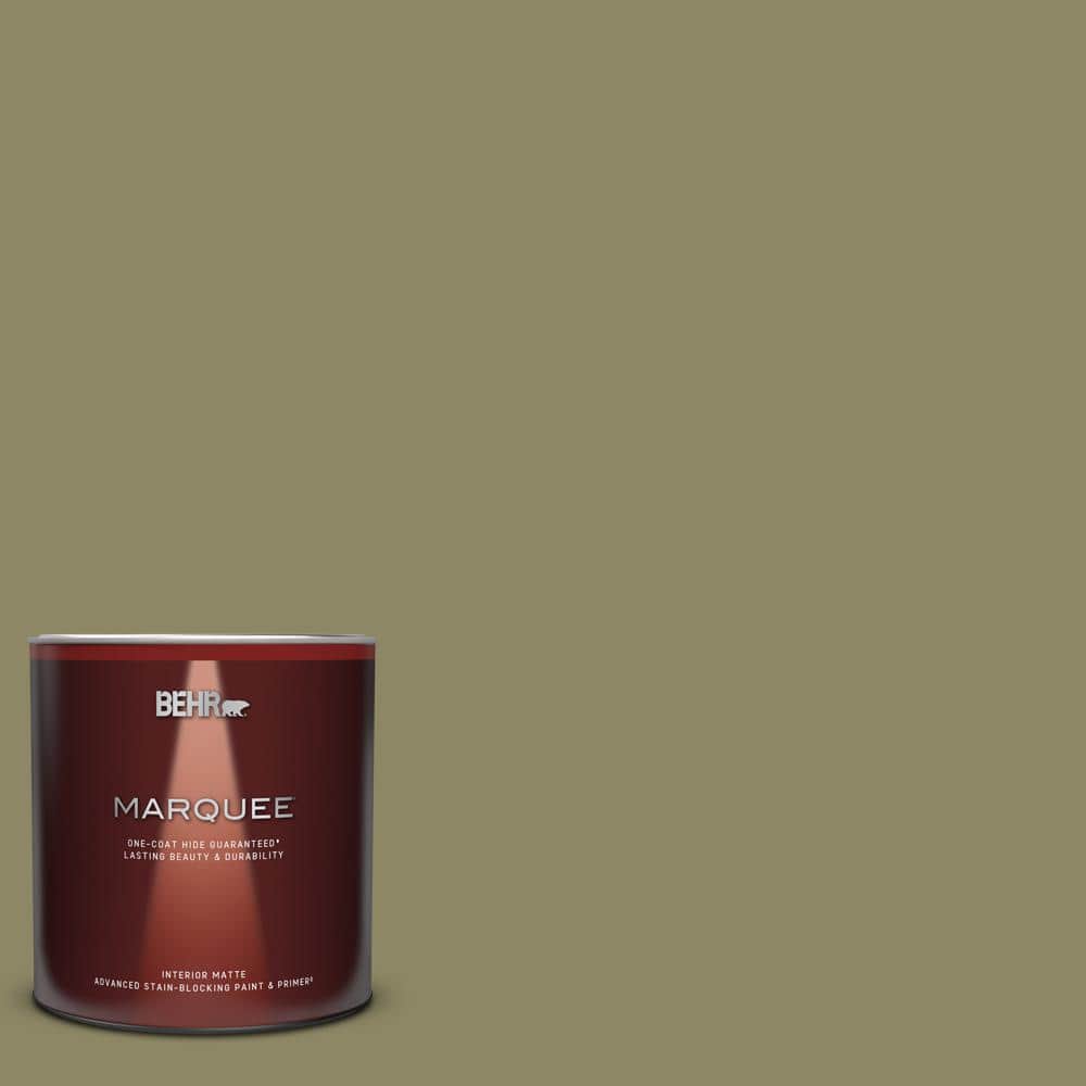 BEHR MARQUEE 1 qt. PPU923 Oregano Spice Matte Interior Paint & Primer