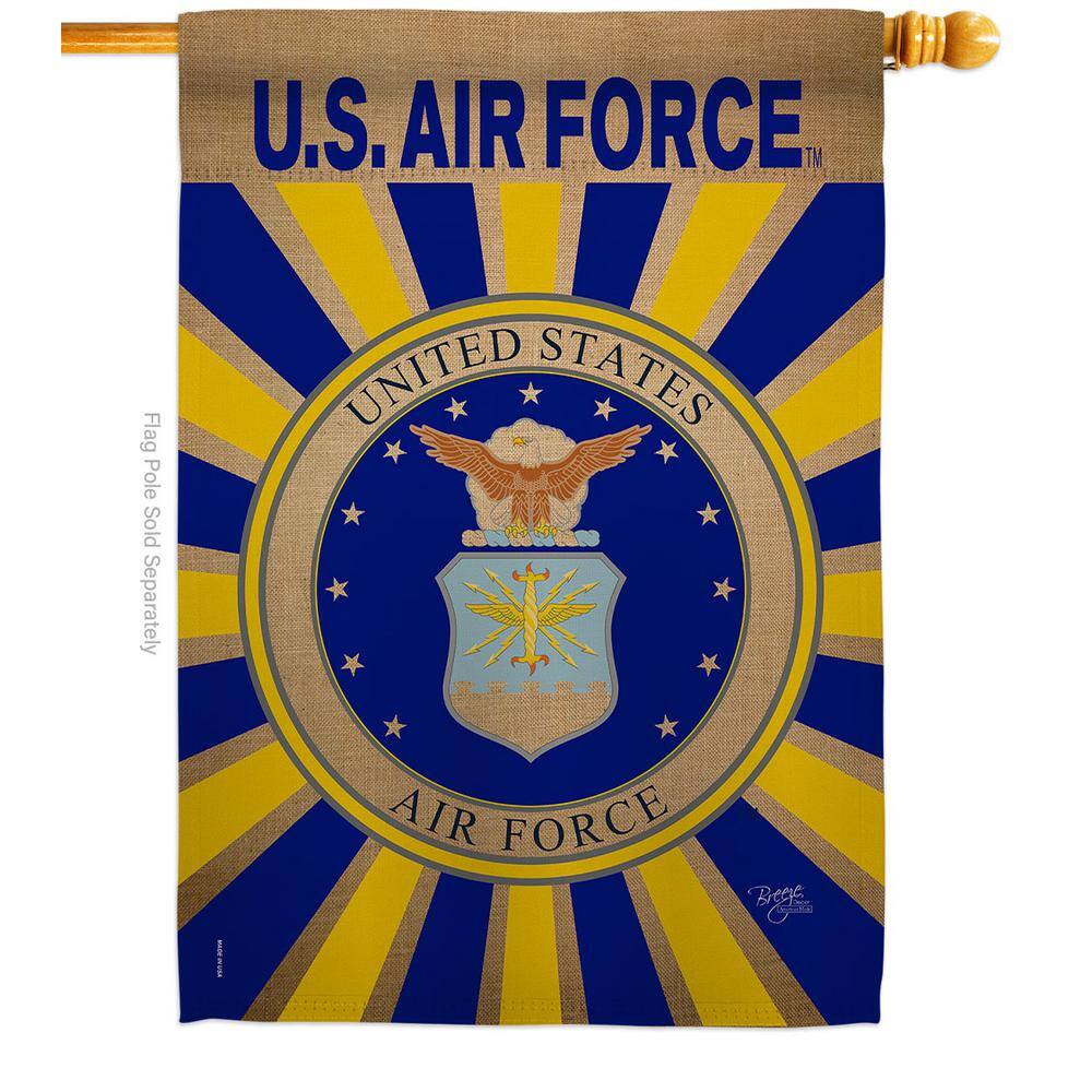 US Air Force Veteran Garden Flag Armed Forces Decorative Gift Yard House Banner