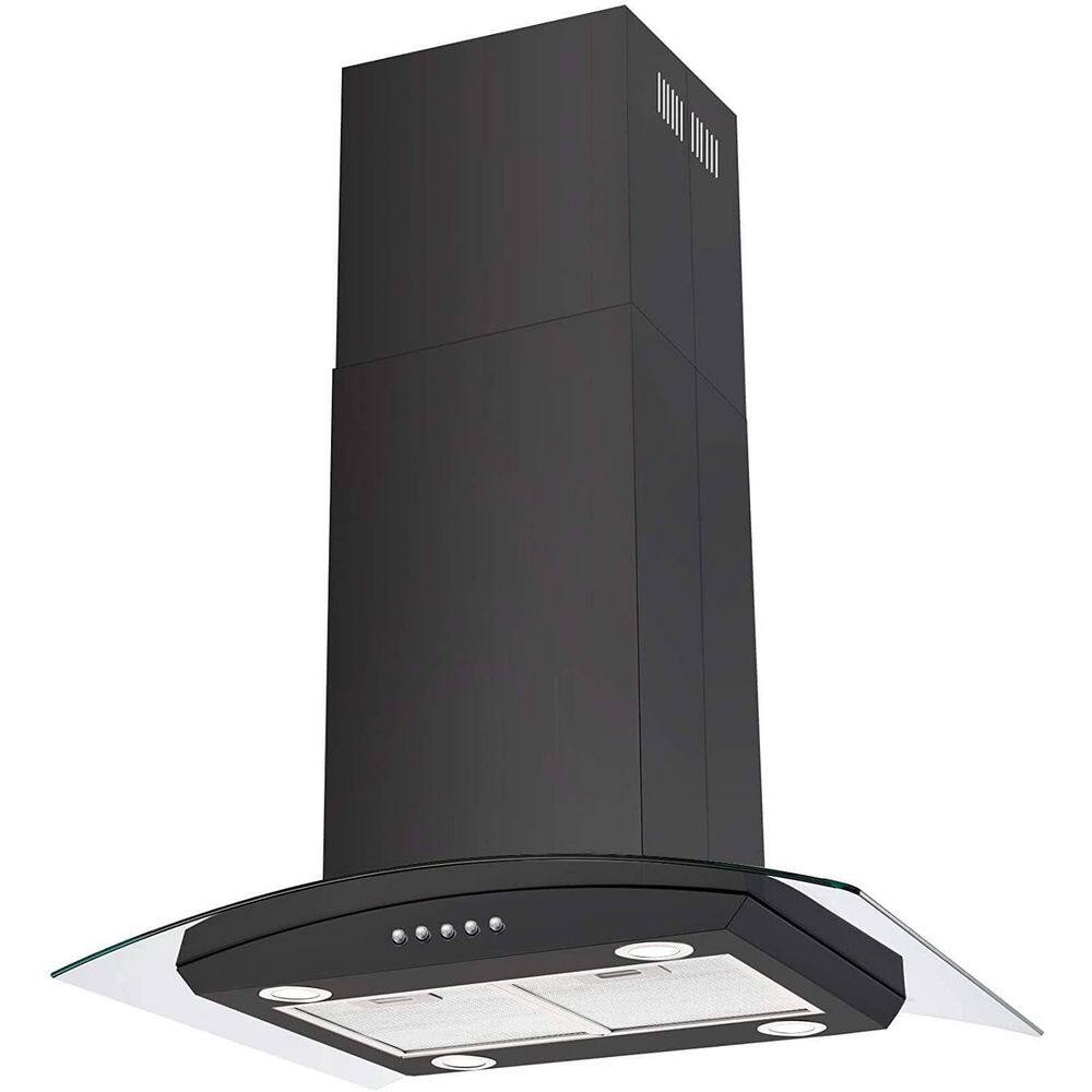 30 in. 900 CFM 3Speed Stainless Steel Island Kitchen Range Hood in