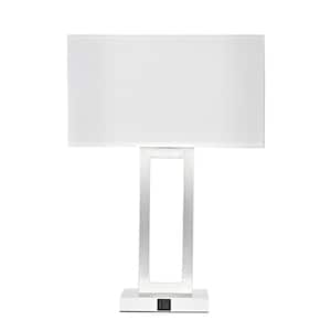 JULIET, 20 in. Table Lamp with 2 USB Charging Ports