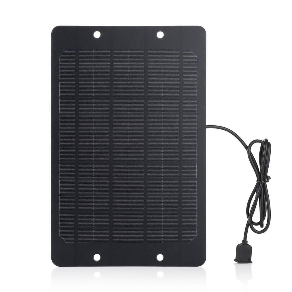 Yichuhaoxi 6-Watt 10.6 ft. Mini Solar Panel Single Panel USB Solar ...