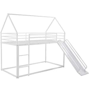 Polibi Stairway Twin Over Full Bunk Bed with Trundle, Storage and Guard ...