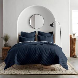 Blue Twin Coverlet Set MZ80-307 