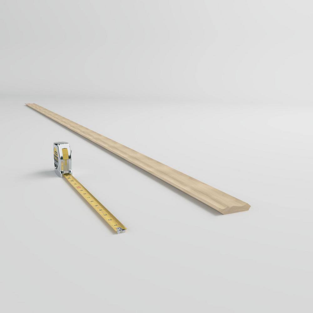 Unfinished Poplar Wood Crown Moulding 96" Length