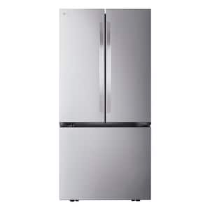 33 in. W. 21 cu.ft. SMART Counter Depth MAX French Door Refrigerator with Ice Maker in PrintProof Stainless Steel