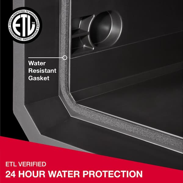 SentrySafe 0.81 cu. ft. Waterproof and Fireproof Safe for Home 