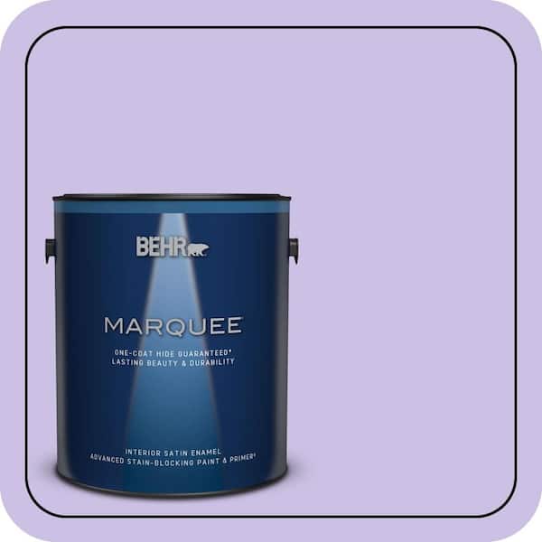BEHR MARQUEE 1 gal. #P560-3 Party Hat Satin Enamel Interior Paint & Primer