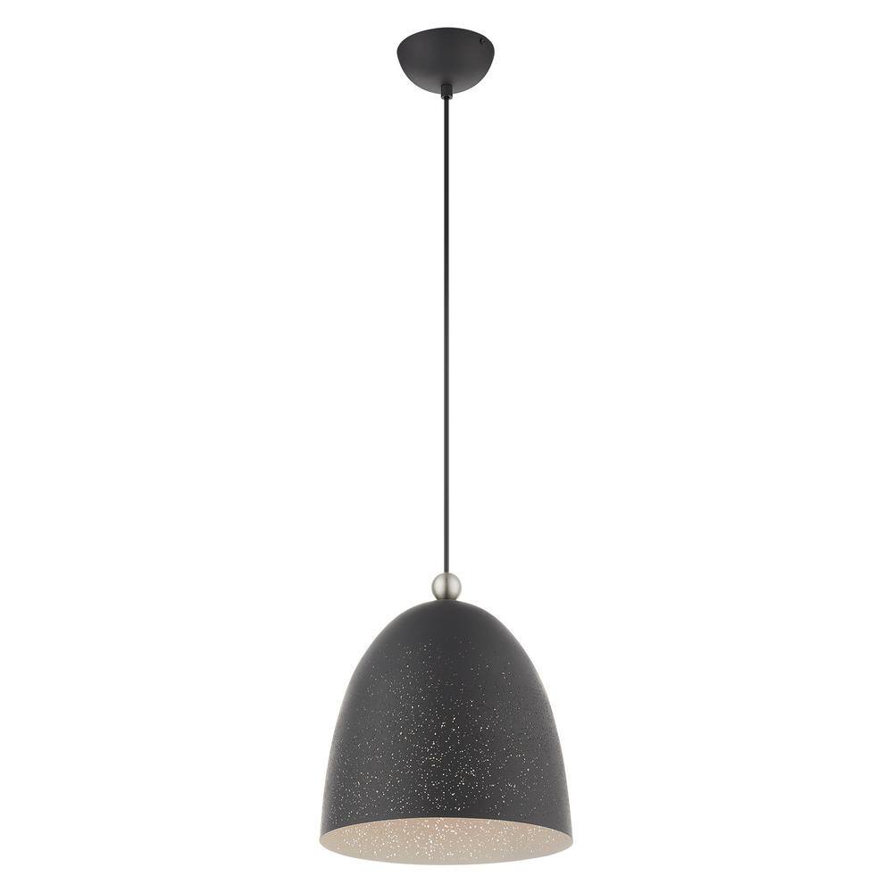 Arlington Scandinavian Gray Crystal Globe LED Pendant