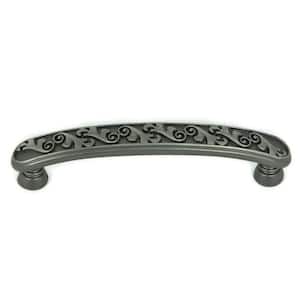 Oakley 3-3/4 in. Center-to-Center Weathered Nickel Cabinet Pull