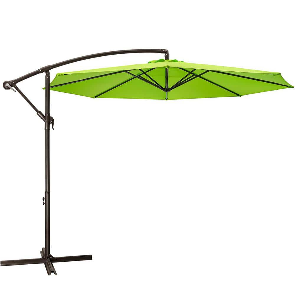 JEAREY 120 in. Innovative Tilt Design Offset Cantilever Umbrella in