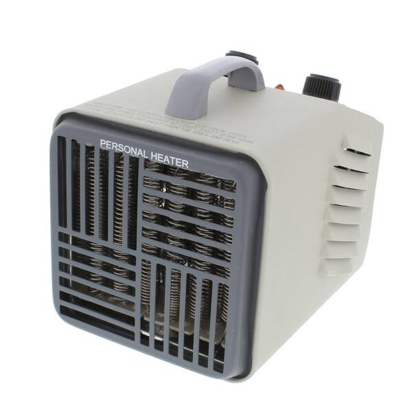 Comfort Zone Utility Garage Heater 1500-Watt Grey Fan-Forced Electric Portable 