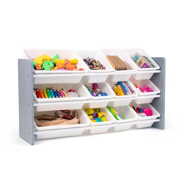 Humble Crew Inspire Made for Me Kids Toy Storage Organizer with 12